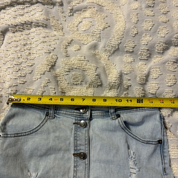 Distressed Denim Skirt from Vintage Havana Size Small - Picture 6 of 8